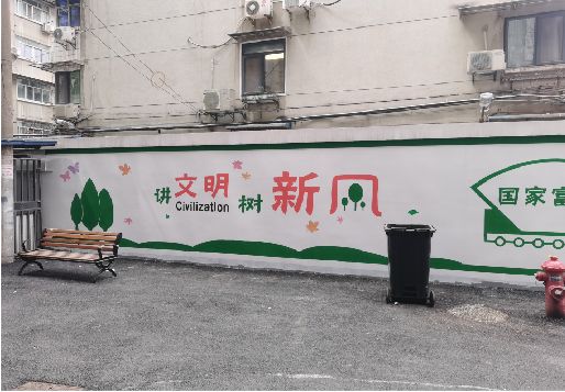 汶川社区墙绘